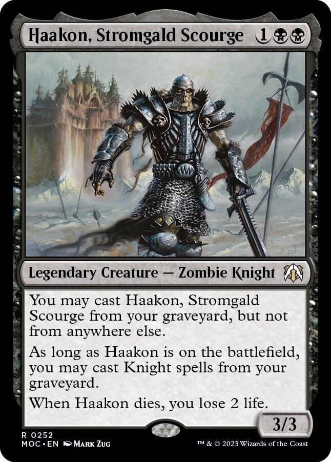 Haakon, Stromgald Scourge [Commander: March of the Machine] 252