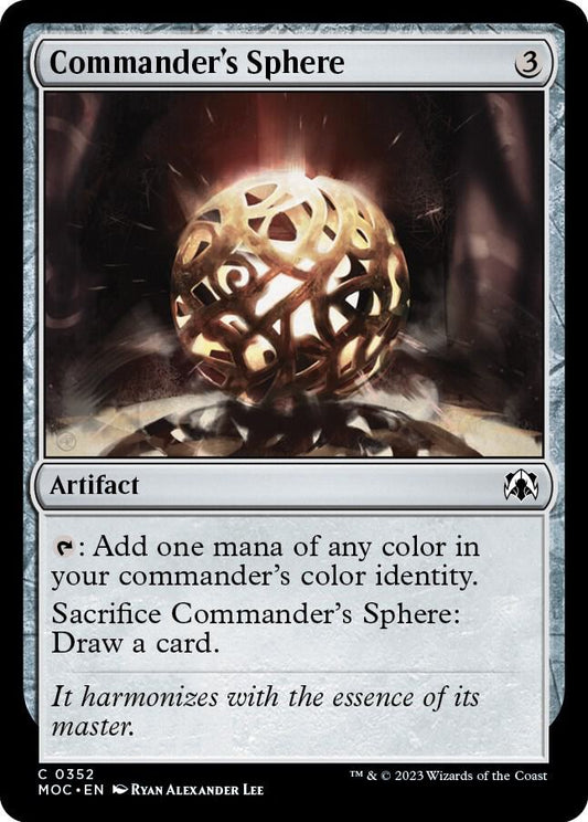 Commander's Sphere [Commander: March of the Machine] 352