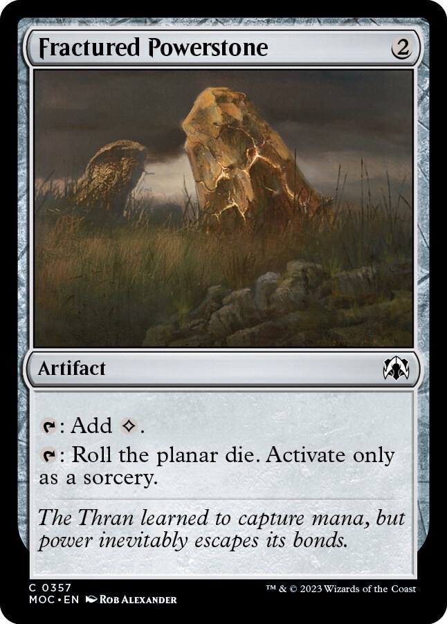 Fractured Powerstone [Commander: March of the Machine] 357