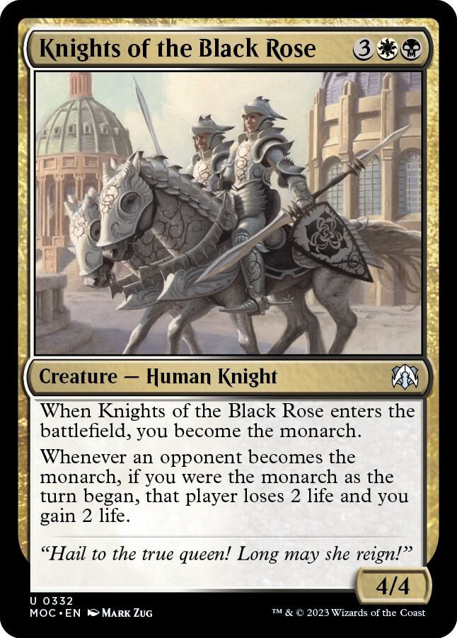 Knights of the Black Rose [Commander: March of the Machine] 332