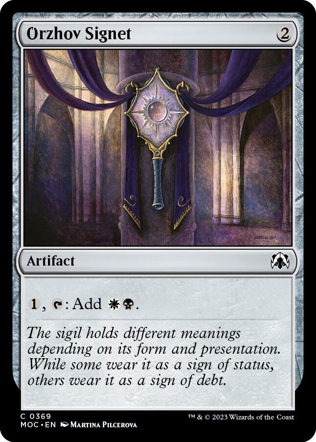 Orzhov Signet [Commander: March of the Machine] 369