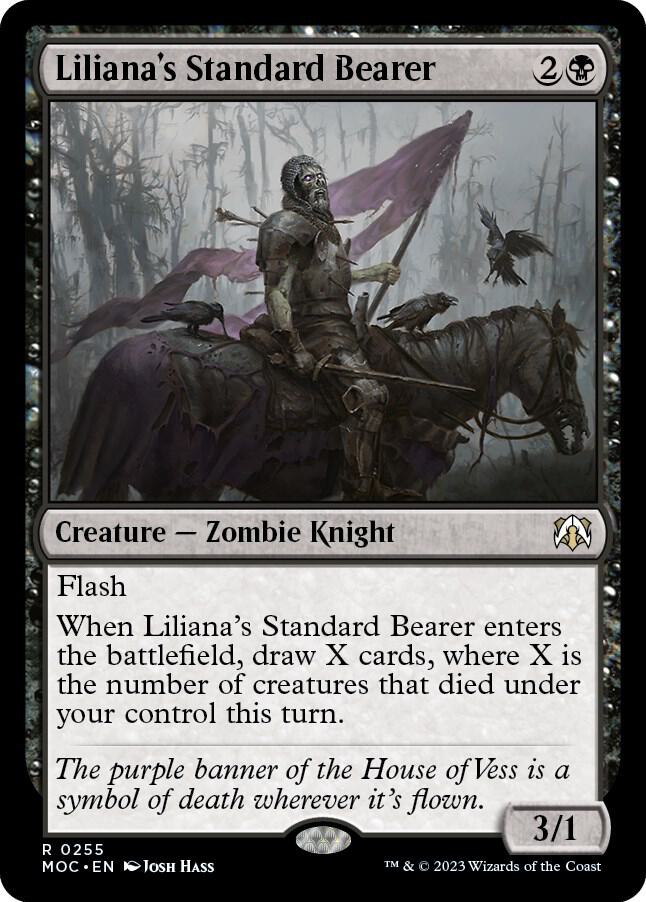 Liliana's Standard Bearer [Commander: March of the Machine] 255