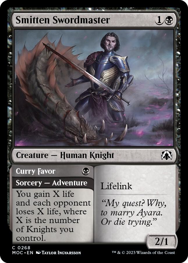 Smitten Swordmaster [Commander: March of the Machine] 268
