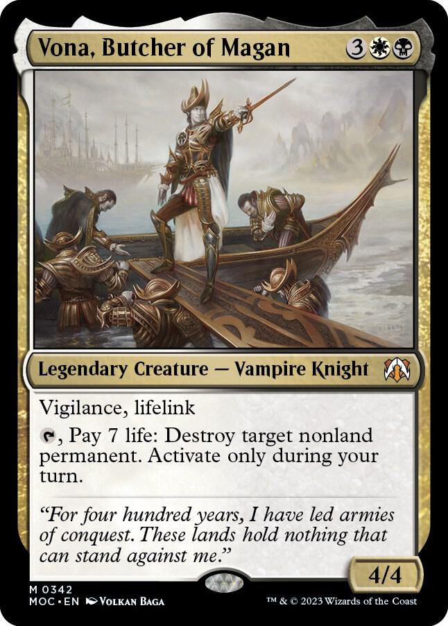 Vona, Butcher of Magan [Commander: March of the Machine] 342