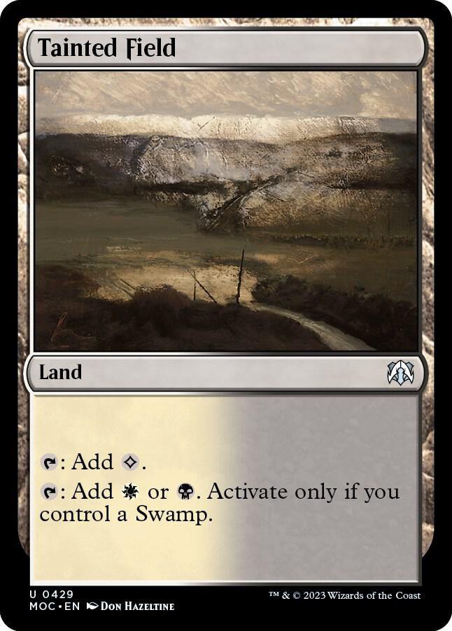 Tainted Field [Commander: March of the Machine] 429