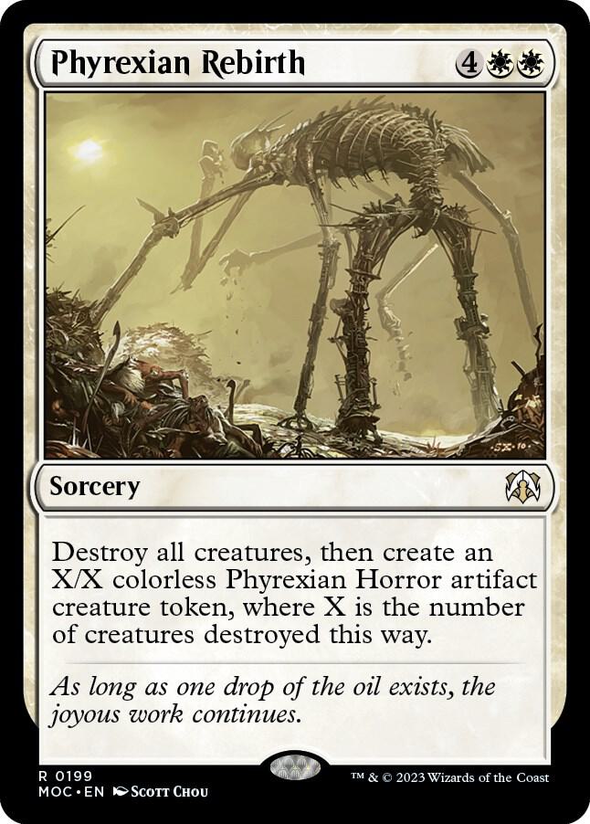 Phyrexian Rebirth [Commander: March of the Machine] 199