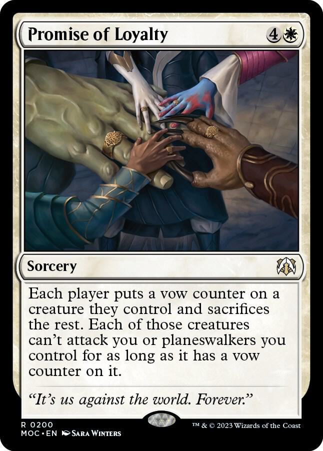 Promise of Loyalty [Commander: March of the Machine] 200