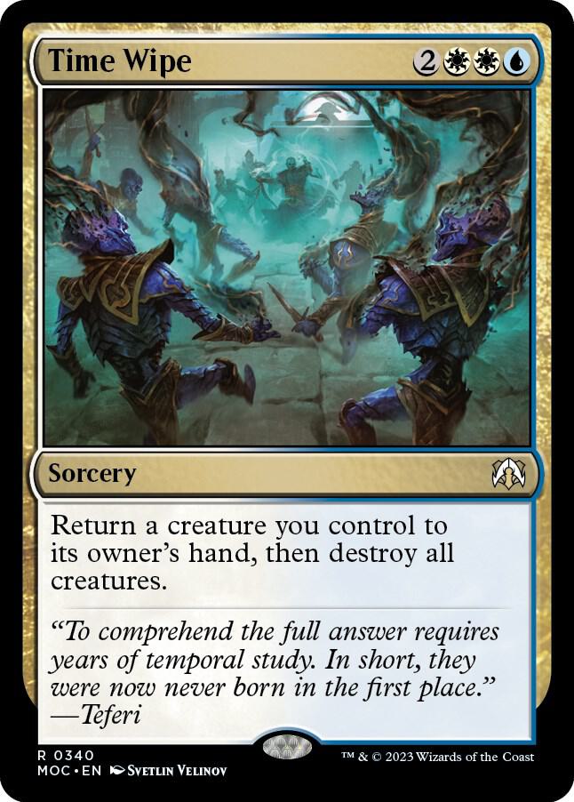 Time Wipe [Commander: March of the Machine] 340