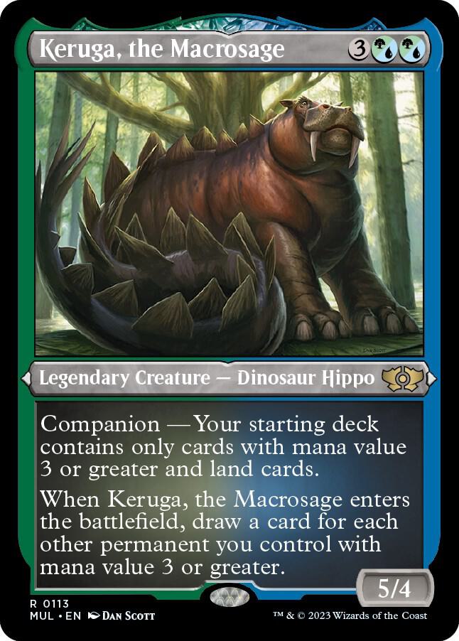 Keruga, the Macrosage (Foil Etched) [March of the Machine: Multiverse Legends] 113