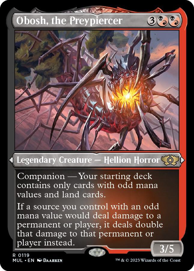 Obosh, the Preypiercer (Foil Etched) [March of the Machine: Multiverse Legends] 119