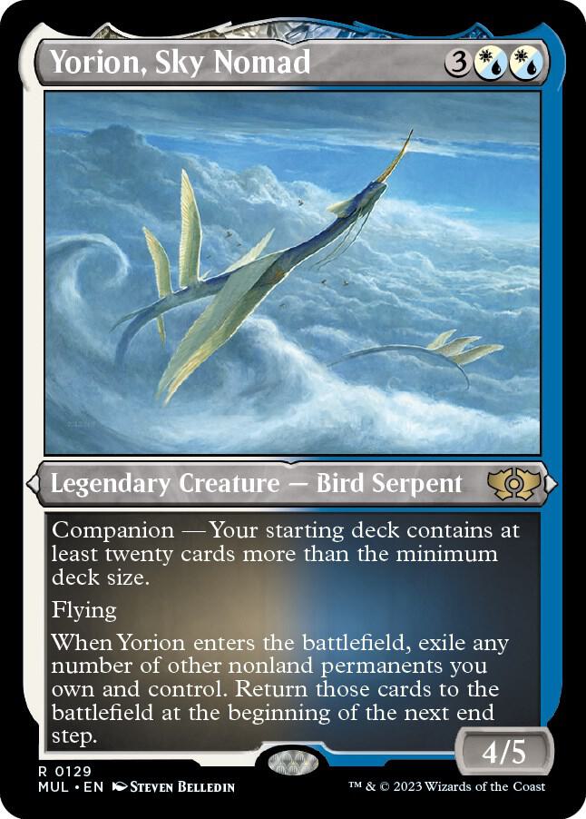 Yorion, Sky Nomad (Foil Etched) [March of the Machine: Multiverse Legends] 129