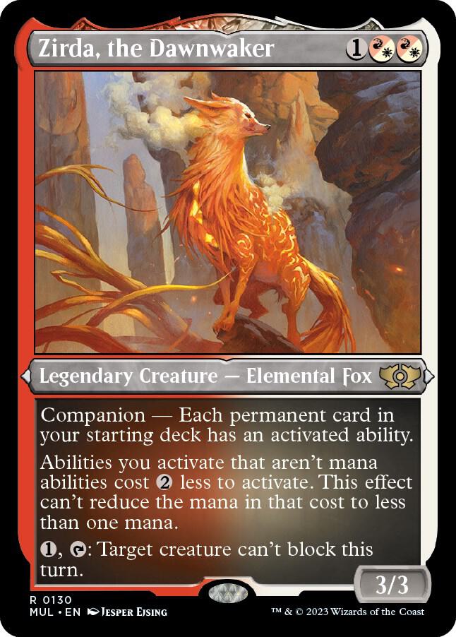Zirda, the Dawnwaker (Foil Etched) [March of the Machine: Multiverse Legends] 130