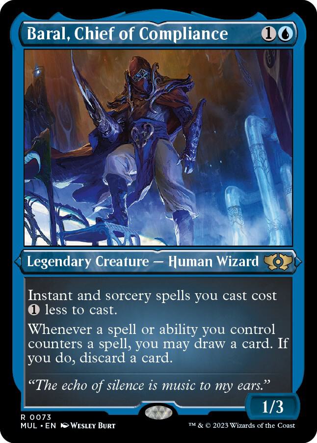 Baral, Chief of Compliance (Foil Etched) [March of the Machine: Multiverse Legends] 73