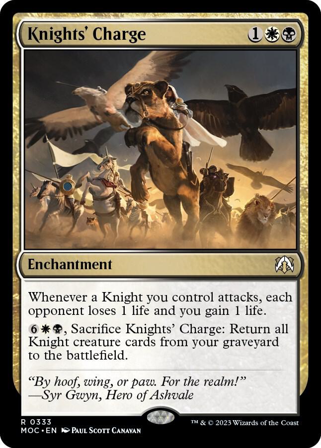 Knights' Charge [Commander: March of the Machine] 333
