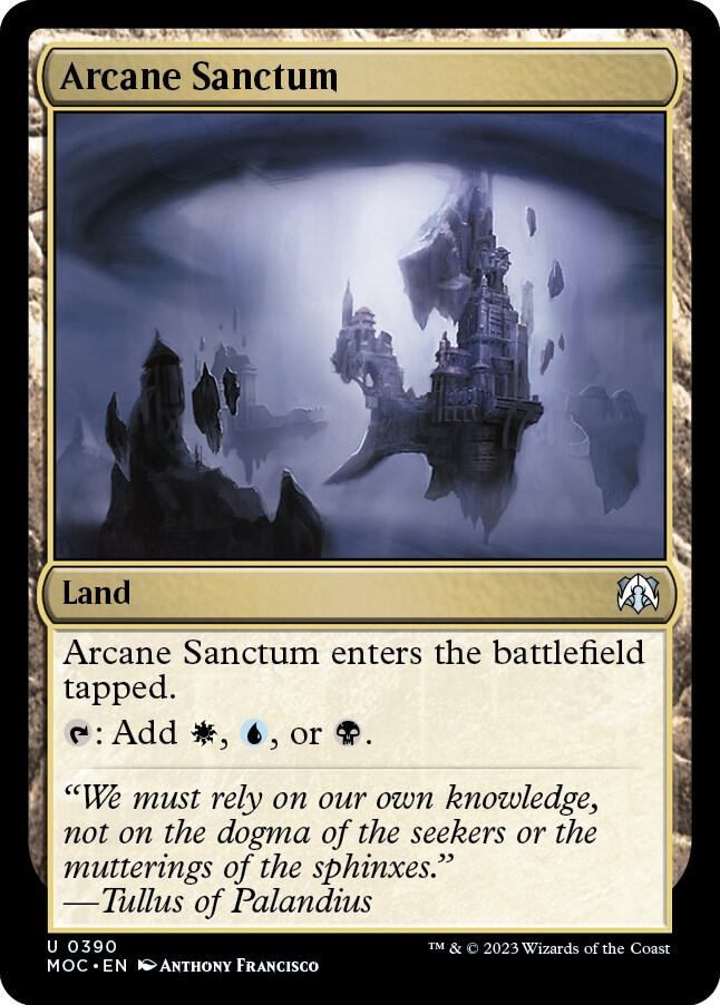 Arcane Sanctum [Commander: March of the Machine] 390