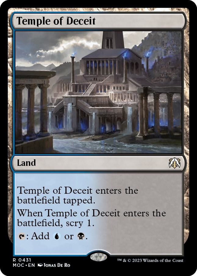 Temple of Deceit [Commander: March of the Machine] 431