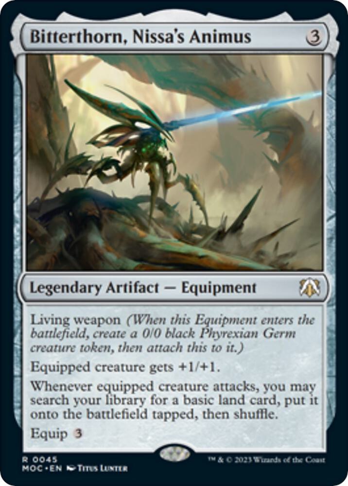 Bitterthorn, Nissa's Animus [Commander: March of the Machine] 45