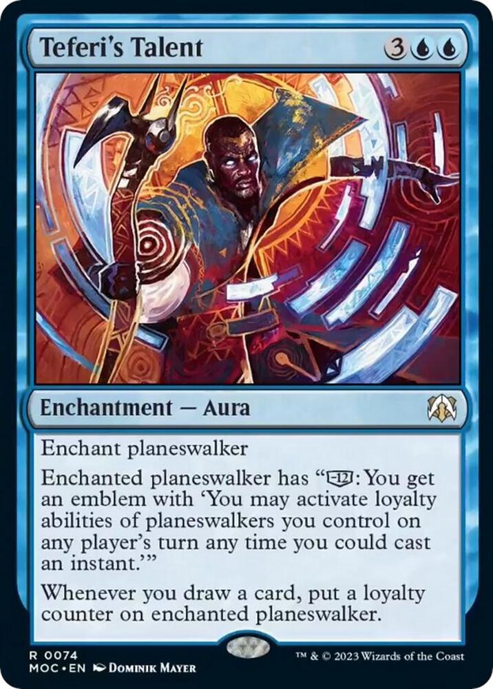 Teferi's Talent [Commander: March of the Machine] 74