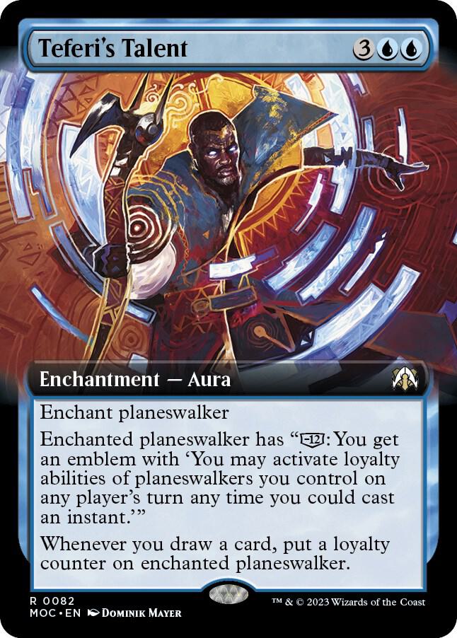 Teferi's Talent (Extended Art) [Commander: March of the Machine] 82