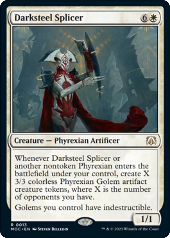 Darksteel Splicer [Commander: March of the Machine] 13