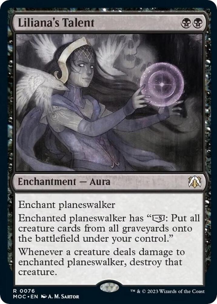 Liliana's Talent [Commander: March of the Machine] 76