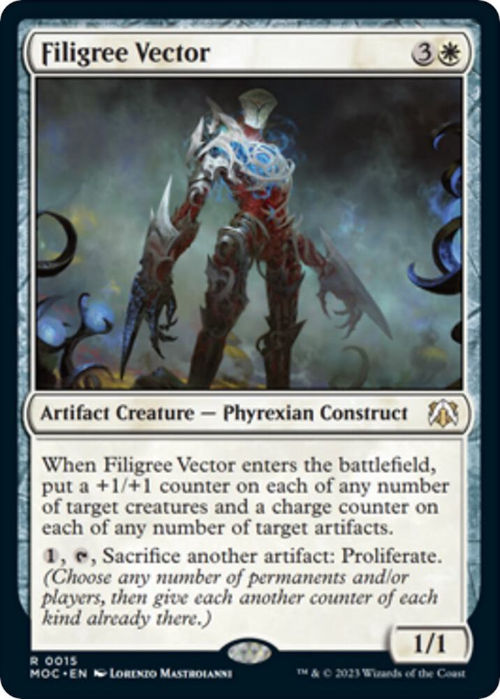 Filigree Vector [Commander: March of the Machine] 15