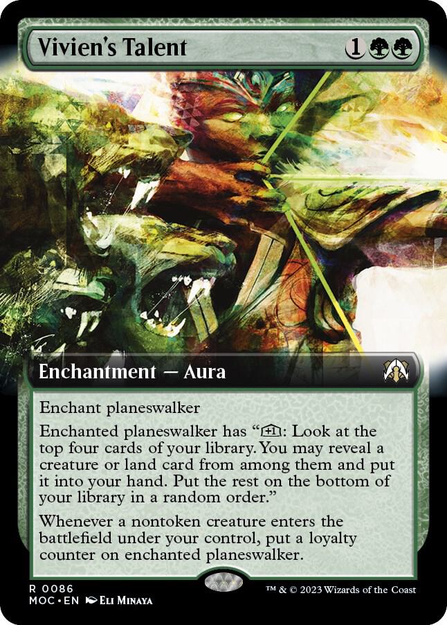 Vivien's Talent (Extended Art) [Commander: March of the Machine] 86