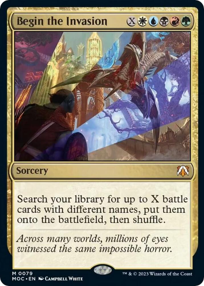 Begin the Invasion [Commander: March of the Machine] 79
