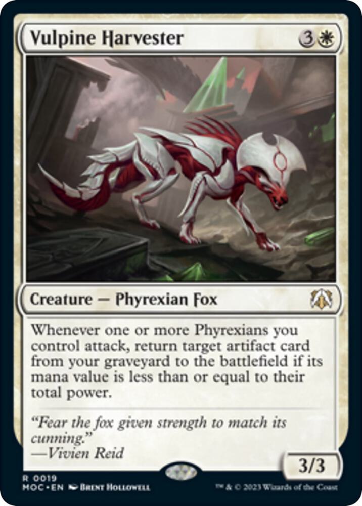 Vulpine Harvester [Commander: March of the Machine] 19