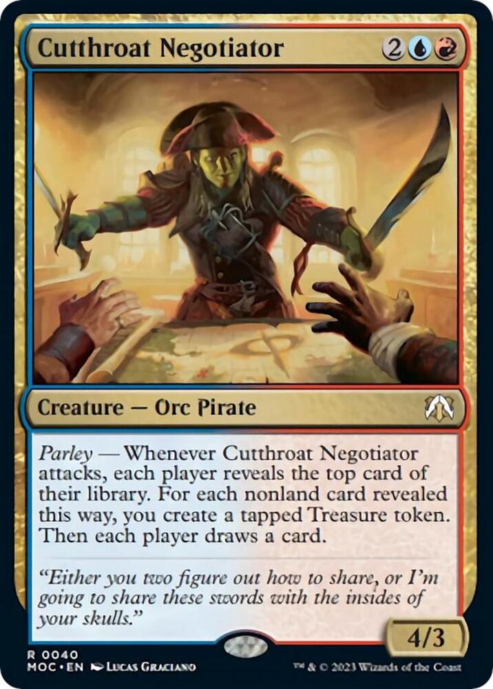 Cutthroat Negotiator [Commander: March of the Machine] 40