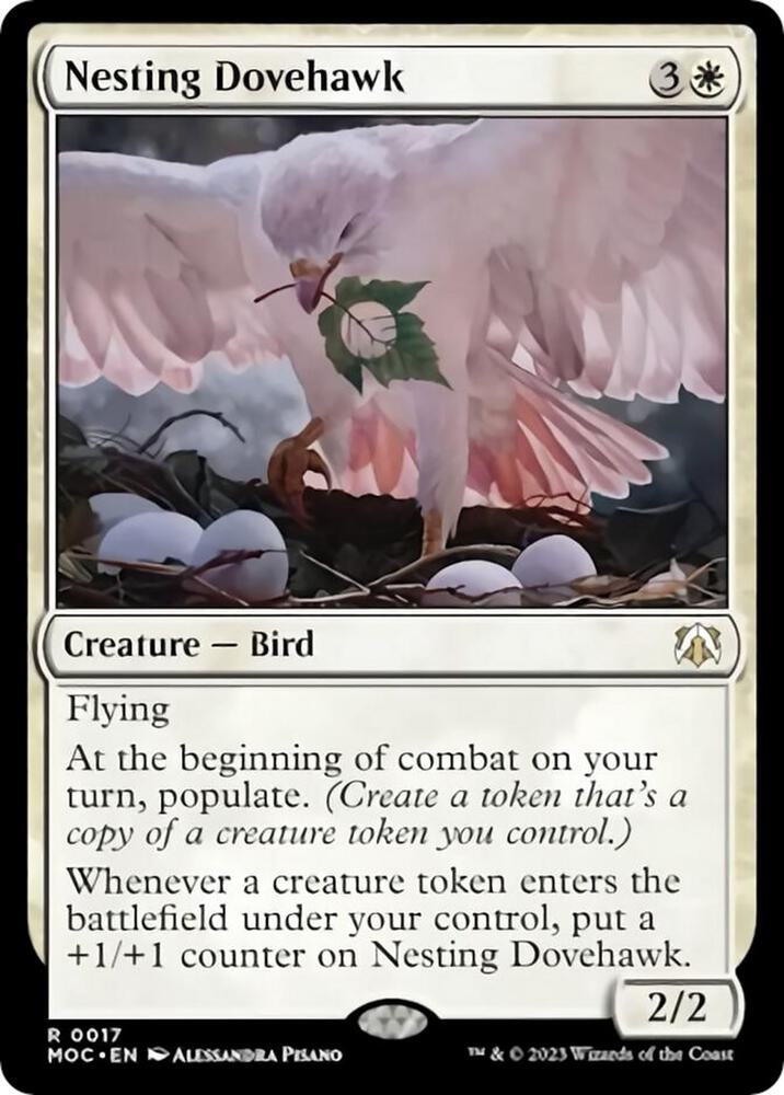 Nesting Dovehawk [Commander: March of the Machine] 17