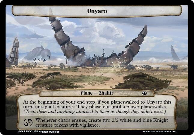 Unyaro [Planechase: March of the Machine] 68