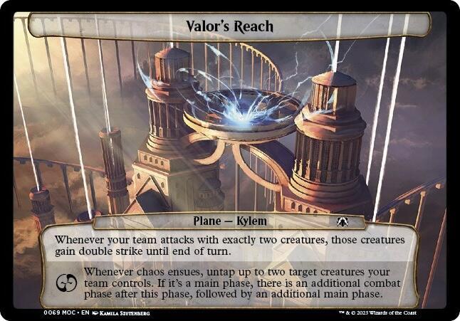 Valor's Reach [Planechase: March of the Machine] 69
