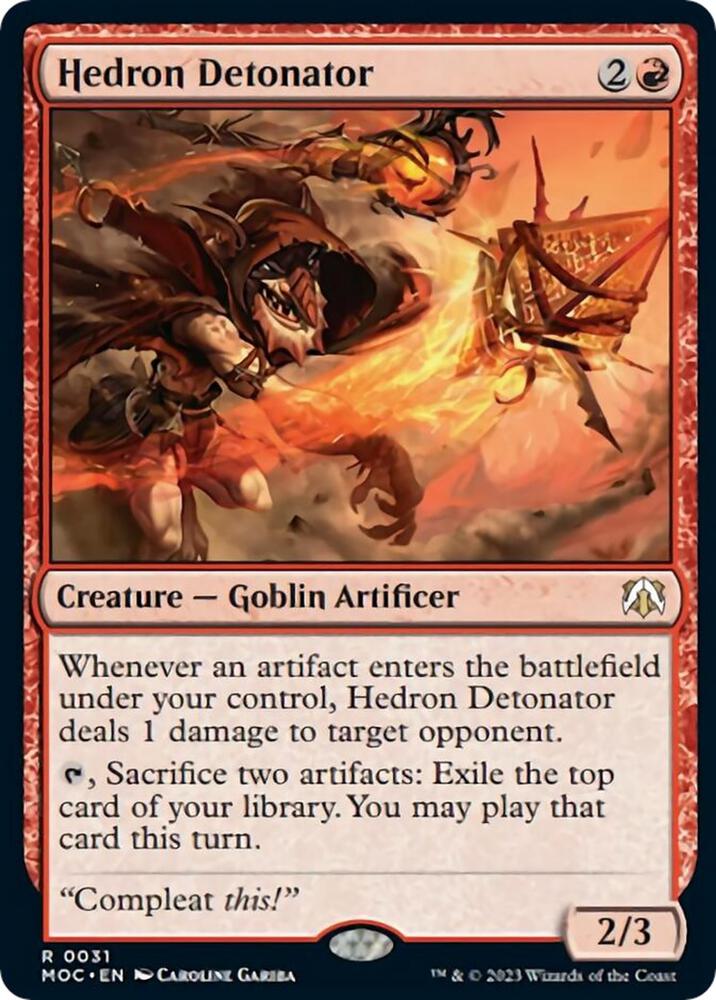 Hedron Detonator [Commander: March of the Machine] 31
