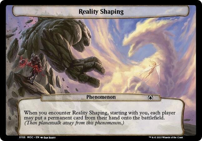 Reality Shaping [Planechase: March of the Machine] 155