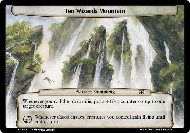 Ten Wizards Mountain [Planechase: March of the Machine] 66