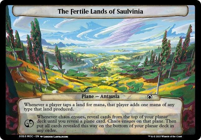 The Fertile Lands of Saulvinia [Planechase: March of the Machine] 50
