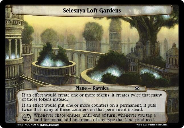 Selesnya Loft Gardens [Planechase: March of the Machine] 156