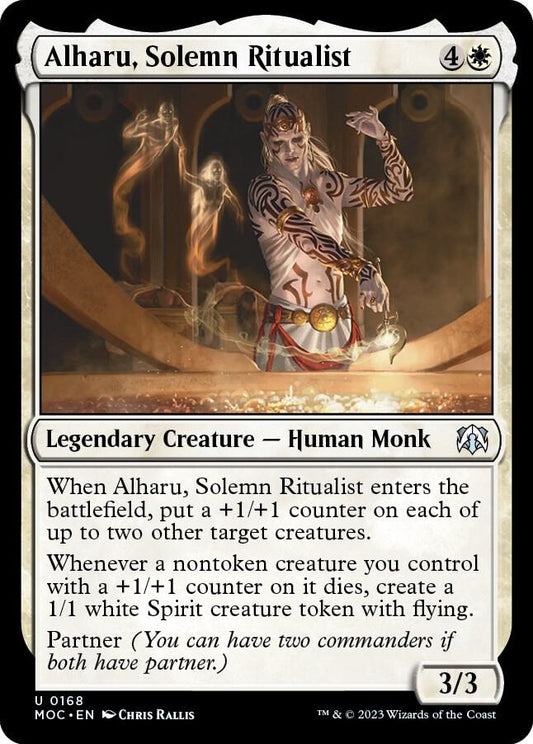 Alharu, Solemn Ritualist [Commander: March of the Machine] 168