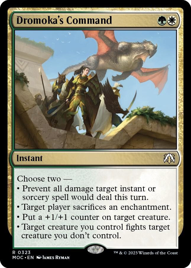 Dromoka's Command [Commander: March of the Machine] 323
