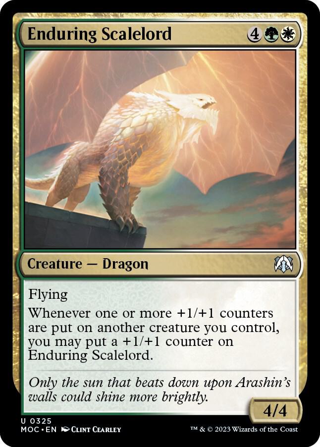 Enduring Scalelord [Commander: March of the Machine] 325
