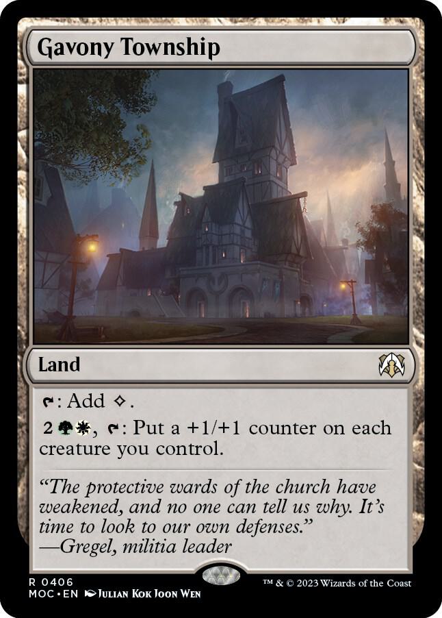 Gavony Township [Commander: March of the Machine] 406