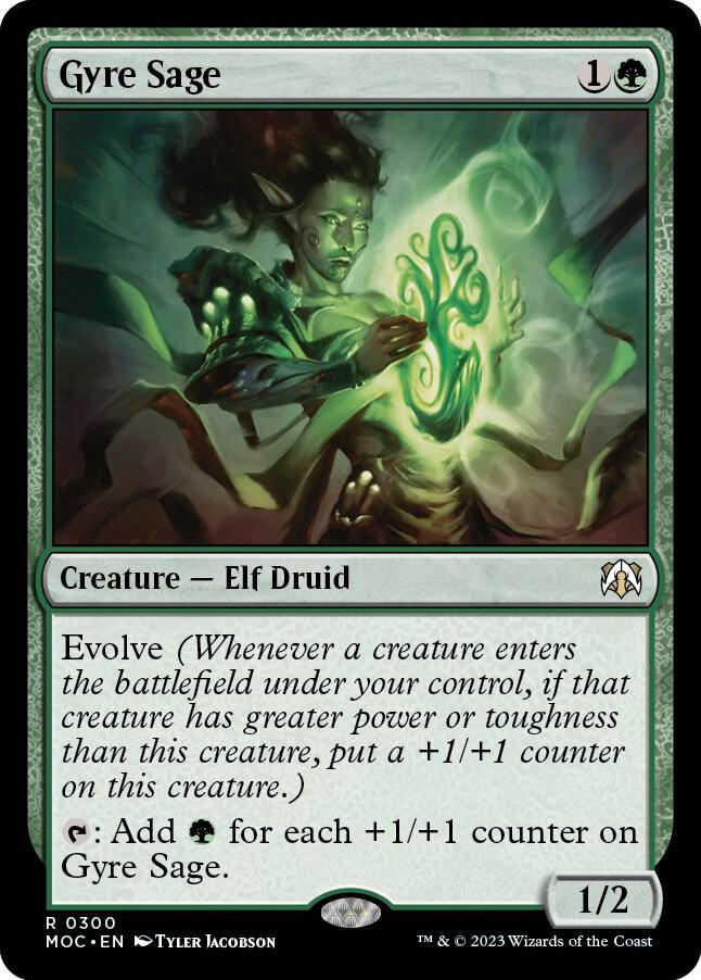 Gyre Sage [Commander: March of the Machine] 300