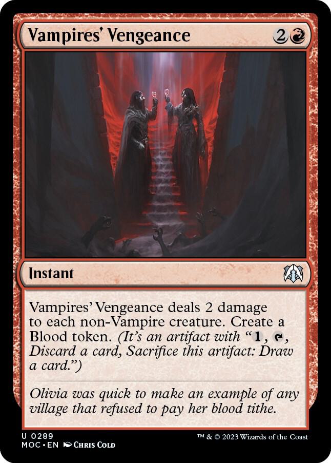 Vampires' Vengeance [Commander: March of the Machine] 289