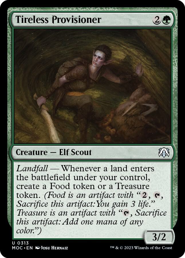 Tireless Provisioner [Commander: March of the Machine] 313