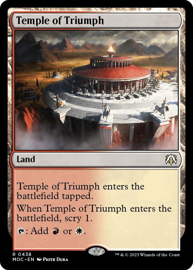 Temple of Triumph [Commander: March of the Machine] 438
