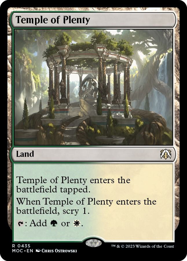 Temple of Plenty [Commander: March of the Machine] 435