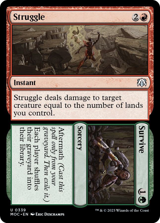 Struggle // Survive [Commander: March of the Machine] 339