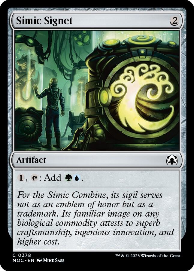 Simic Signet [Commander: March of the Machine] 378