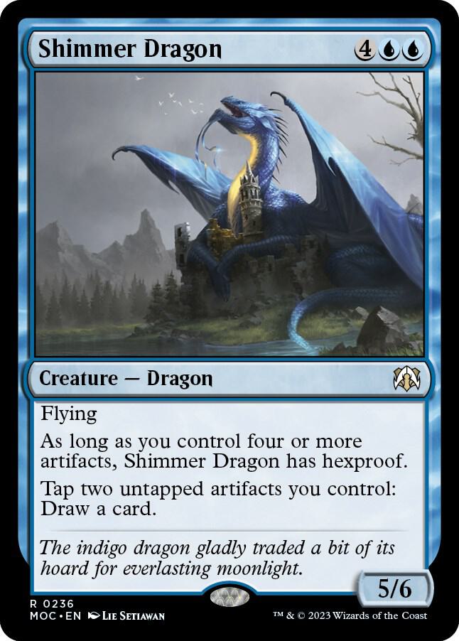 Shimmer Dragon [Commander: March of the Machine] 236
